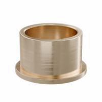 Flanged Sleeve Bearing: Bronze, SAE 841, 20 mm Bore, 24 mm OD, 16 mm Lg, -35°F to 300°F, 10 PK (MPN FFM2024-16B). Key specifications — System of Measurement: Metric; Material Grade: SAE 841; Flange Type: Flanged; Brand: OILITE.