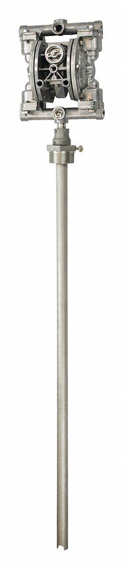 Dayton Air Drum Pump: 1:1, 15 gpm Max. Flow Rate, 15,000 cps Max. Viscosity - General Purpose Diaphragm Drum Pumps