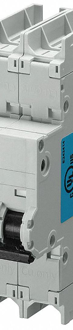 SIEMENS IEC Miniature Circuit Breaker: 0.5 A Amps, 125V DC, 14kA at 240V AC, Screw Clamp, 5SJ4 (MPN 5SJ42058HG41). Key specifications — attr195863: 125V DC; attr211132: SIEMENS; attr195864: 14kA at 240V AC; attr195865: Screw Clamp; attr195867: 240V AC.