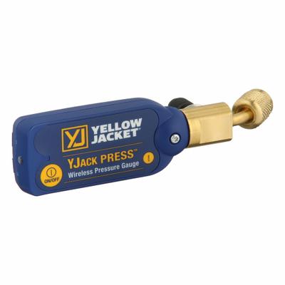YELLOW JACKET High Pressure Gauge: Pressure, Pressure, -14.7 psig to 725 psig - Wireless Sensors