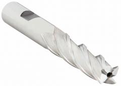 YG-1 Square End Mill: High Speed Steel, 4 Flute, 1/2" Mill Dia, 2" LOC, 4" OAL (MPN 05071)