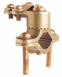 Grounding Connector: Bronze, 8 to 4/0 AWG STR Grounding Wire Size, 1 Grounding Wires (MPN C11HD4/0DB). Key specifications — Brand: BURNDY; Description/Special Features: EMT or Rigid Conduit; For Use With: Water Pipe; Grounding Wire Size: 8 to 4/0 AWG STR; Material: Bronze; Grounding Wires Connected To: #4 to #6 Rebar; Manufacturer Part Number: C11HD4/0DB.