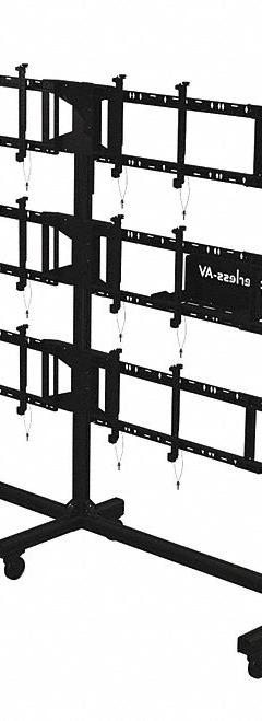 PEERLESS Cart with TV Mount: For 46 in to 55 in Screen Size, 536 lb Wt Capacity (MPN DS-C555-4X3). Key specifications — Material: Steel; Brand: PEERLESS.