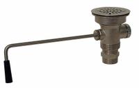 ADVANCE TABCO Drain Assembly: Stainless Steel, 4 3/8 in Overall Dia, Threaded, 2 in Pipe Dia (MPN K-5). Key specifications — Product Type: Drain Assembly; Brand: ADVANCE TABCO; Material: Stainless Steel; Includes Overflow: No; Includes: P Trap.