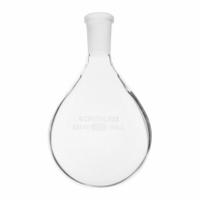 CHEMGLASS Distilling Flask: 2 L, Colorless, Round, A, 24/40 Compatible with Stopper Size (MPN CG-1512-35). Key specifications — Shape: Round; Body Color: Colorless; Brand: CHEMGLASS; Compatible with Stopper Size: 24/40; USP Specification: Type I.