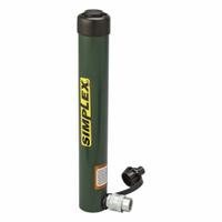 SIMPLEX Cylinder: Single Acting, 10 ton Nominal Capacity, 12 in Nominal Stroke Lg, Steel (MPN R1012). Key specifications — attr98927: SIMPLEX.