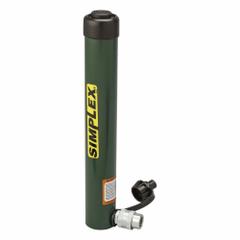 SIMPLEX Cylinder: Single Acting, 10 ton Nominal Capacity, 12 in Nominal Stroke Lg, Steel (MPN R1012). Key specifications — attr98927: SIMPLEX.