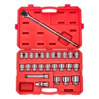 TEKTON Socket-Ratchet Set,3/4" Drive 6-Poin: 3/4 in Drive, 26 Piece, 6-Point, Metric, 19 mm to 50 mm (MPN SKT35204). Key specifications — attr1224269: 3/4 in; attr1204638: Drive Tools Included; attr1227399: Metric Socket and Ratchet Set; attr1204650: 19 mm to 50 mm; attr1204673: Socket Bits Not Included; attr1204681: Wrenches Not Included; attr1204688: TEKTON; attr1224230: Friction.