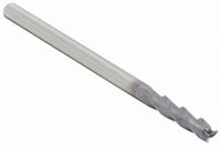 WIDIA HANITA Square End Mill: Carbide, TiAlN Coated, 3 Flute, 1/8" Mill Dia, 5/8" LOC, 3" OAL (MPN I3S0125T062X)