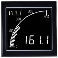 TRUMETER Voltage Meter: 9 Display Span - Min, 9,999 Display Span - Max, 12 V AC – 24 V AC, RS-485 (MPN APM-VOLT-ANO). Key specifications — attr1042966: APM-VOLT-ANO; attr1042969: 1%; attr1042981: Green; attr1042982: LCD; attr1042990: Screws; attr1042993: 4; attr1043003: Voltage Meter; attr1043012: Internal Removable Terminal Blocks.