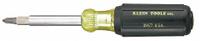 KLEIN TOOLS Multi-Bit Screwdriver: Phillips/Slotted/Square/Torx Tip, 8 Tips, 7 3/4 in Overall Lg (MPN 32477). Key specifications — attr1205339: Torx: T10 + T15; attr1205303: KLEIN TOOLS.