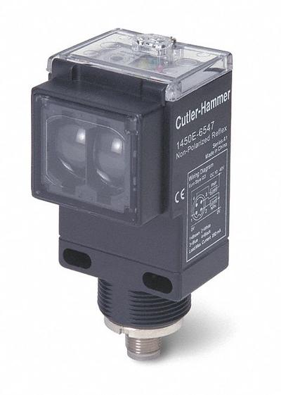 EATON Photoelectric Sensor: Pigtail Connector, 5 - Pin Micro Connector, 24-240V AC & 12-240V DC - Rectangular Sensors with Pigtail Connectors