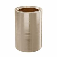 Sleeve Bearing: Bronze, SAE 841, 3/4 in Bore, 1 in OD, 1 1/2 in Lg, 50,000 lb/sq in-fpm Max PV, 3 PK (MPN AA1049-04B). Key specifications — System of Measurement: Inch; Material Grade: SAE 841; Brand: OILITE.