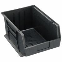 QUANTUM STORAGE SYSTEMS ESD Conductive Bin: 11 in x 16 in x 8 in, Black, Label Holder Included (MPN QUS255CO). Key specifications — Electrostatic Discharge: Electrostatic Discharge Conductive; Brand: QUANTUM STORAGE SYSTEMS; % Recycled Content: 0%.