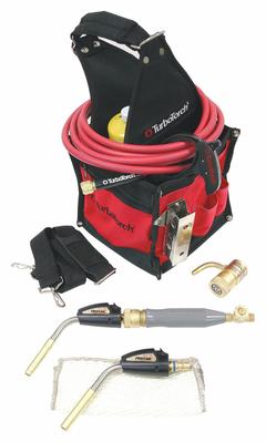 TURBOTORCH Torch Kit: Swirl Flame, Trigger-Start, Fixed Tip (MPN 0386-1397). Key specifications — Brand: TURBOTORCH; Manufacturer Part Number: 0386-1397; Compatible Fuel Type: Propane; Flame Adjustment: Adjustable Flame; Tip Type: Fixed Tip.