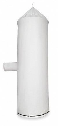 DAYTON Wood Dust Collector Lower Bag: For Use With 3AA24/3AA25/3AA26/3AA29 (MPN 3AA37). Key specifications — attr1018715: 98% @ 5 micron; attr952403: DAYTON; attr979811: 3AA37; attr979805: 3AA26.