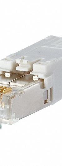 METZ CONNECT RJ45 Plug Insert: Data Insert, Straight Insulation Displacement Male, E-DAT Industry (MPN 1401500810-I). Key specifications — attr1057845: E-DAT Industry; attr1057841: METZ CONNECT; attr1057846: IP67; attr1057853: Cat6; attr1057858: Cable; attr1057862: Polycarbonate; attr1200643: Data Insert.