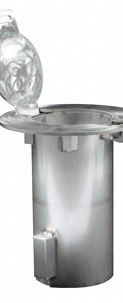CALPIPE SECURITY BOLLARDS Bollard Embedment Sleeve: 12 in Overall Ht - Embedment Sleeves for Bollards