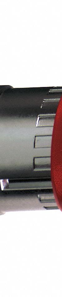 SCHNEIDER Emergency Stop Push Button: Red, 22 mm Mounting Size, Metallic, Maintained (MPN ZB4BS864). Key specifications — Brand: SCHNEIDER; Action: Maintained; Series: XB4; Push Button Material Type: Metallic.