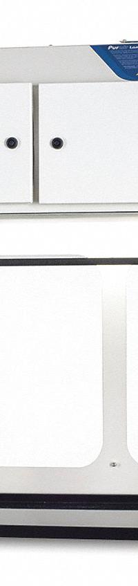 AIR SCIENCE Laminar Flow Cabinet: Purair FLOW, 4 ft Overall Wd, 24 in Overall Dp, 35 in Overall Ht (MPN FLOW-48-A). Key specifications — Assembly: Fully Assembled; Brand: AIR SCIENCE; Blower Included: Yes; UV Lighting Icluded: No; Work Surface Included: No.