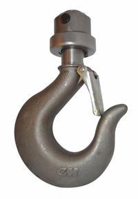 CM Bottom Hook Assembly: Electric Chain Hoists, 4,000 lb Compatible Load Capacity, Lodestar (MPN 192042878). Key specifications — Compatible Hoist Type: Electric Chain Hoists; Product Type: Bottom Hook Assembly; Compatible Series: Lodestar; Manufacturer Part Number: 192042878; Included Components: Latch.
