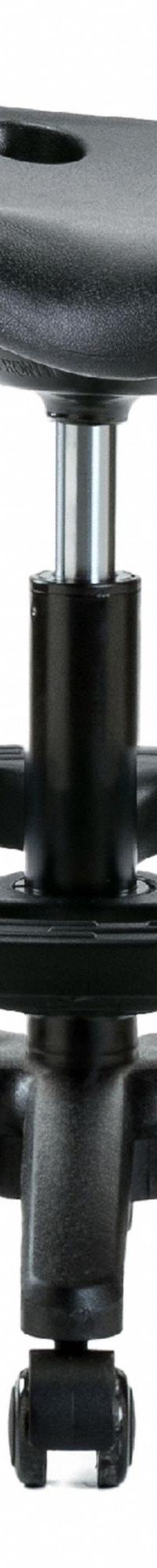 Stool: Polyurethane, Ht Range 19 in to 26 1/2 in, 17 in Seat Wd, 14 in Seat Dp, 0 Glides, 5 Casters (MPN PTMBSL-RG-BF-RC-BLK). Key specifications — Brand: APPROVED VENDOR; Foot Support: Yes; Base Material: Fiberglass; ESD-Safe: Not ESD Safe; Number of Casters: 5.