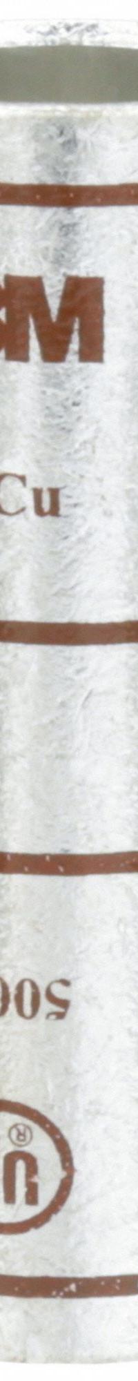 3M Open Barrel Splices: 500 kcmil Wire Size, Brown Code, 2.88 in, Copper Barrel, 87 Die (MPN 10014). Key specifications — Die Code: 87; Brand: 3M; Color Code: Brown.