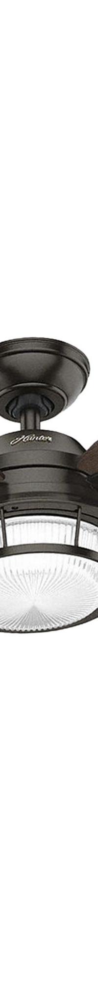 HUNTER Ceiling Fan: 52 in Blade Dia, Maple/Walnut, 3 Speeds, Light Kit, Ocala (MPN 59214). Key specifications — Finish: Maple/Walnut; Material: Galvanized; Series: Ocala; Light Kit: Yes; Number of Speeds: 3; Brand: HUNTER.