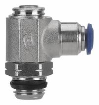AIGNEP USA Universal Flow Control: Elbow Fitting, Screwdriver Slot, 3/8 in Valve Body Size (MPN 88953-06-06). Key specifications — attr947203: Stainless Steel; attr947205: AIGNEP USA.