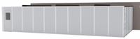PORTA-KING Modular In-Plant Office: 40 ft x 20 ft x 8 ft, 3 Walls, Steel-Covered Drywall, Gray (MPN VK1STL 20'X40' 3-WALL). Key specifications — Brand: PORTA-KING; Sound Transmission Coefficient: STC 25; Frame Material: Aluminum.