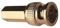 VITEK Coaxial Twist Connector: Male, Connector, Silver, Twist-On, RG-6, 1 GHz Max Freq, BNC, 10 PK (MPN VT-BNC-TWST-RG610). Key specifications — attr930438: Connector; attr930422: VITEK; attr930423: Silver; attr930429: Chrome Plated; attr930430: Male.