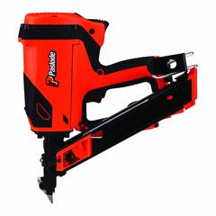 PASLODE Nail Gun: Metal Connector, Sequential, For 9 ga Nail Gauge, (1) 1.2 Ah, Paper, 30°, Li-Ion (MPN 906200). Key specifications — attr1171067: 30°; attr1171093: Metal Connector; attr1171072: Sequential.
