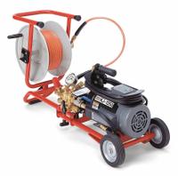 RIDGID Corded Water Jetter: Corded, For 1 1/4 in to 4 in Pipe, 1/4 in Hose Dia., 100 ft Hose Lg. (MPN 63112). Key specifications — attr529285: 115V AC; attr545529: Propulsion; attr518564: RIDGID.