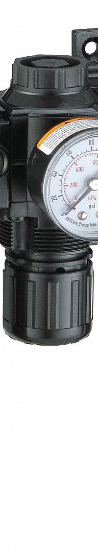 SPEEDAIRE Filter/Regulator/Lubricator: 3/8 in NPT, 51 cfm, 250 psi Max Op Pressure, 5 micron, Mist (MPN 7D698). Key specifications — attr109524: SPEEDAIRE.