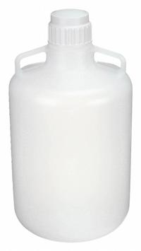 APPROVED VENDOR Carboy: 1 L Capacity - mL, Screw On Cap, White, 376.23 mm Overall Ht, 83 mm Body Dia (MPN 49H013). Key specifications — Body Color: White; Brand: APPROVED VENDOR; Closure Type: Screw On Cap; Includes Closure: Yes.