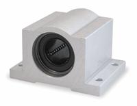 DAYTON Linear Pillow Block Bearing: Single, 1 1/2 in Inside Dia, 7 fps Steady State Speed, Not Adj (MPN 2CNN5). Key specifications — Material: Stainless Steel/Polymer Cage.