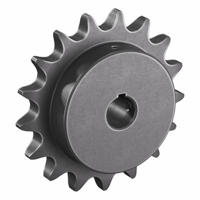TRITAN Roller Chain Sprocket: 80, For 1 in Chain Pitch, 1 in Bore Dia, 17 Teeth - Size 80 Fixed-Bore Roller Chain Sprockets