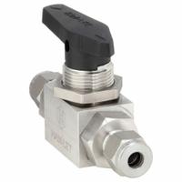 HAM-LET Manual Two-Way Ball Valve: 1/4 in, 316 Stainless Steel, Straight, Compression x Compression (MPN H-6800-SS-L-6MM-CSS). Key specifications — Brand: HAM-LET; Handle: Lever.