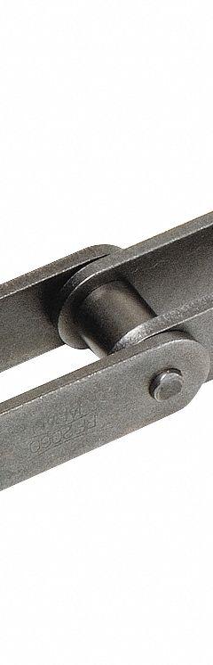 TSUBAKI Roller Chain: C2102H, 1 Strands, Steel, 2 1/2 in Pitch, 10 ft Overall Lg, Riveted Pin (MPN C2102HRB). Key specifications — Brand: TSUBAKI.