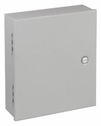 HOFFMAN Enclosure: Steel, 10 in x 8 in x 6 in, NEMA 1, Solid Cover, Hinged, Painted (MPN A10N86). Key specifications — Brand: HOFFMAN; Closure Method: 1/4-Turn Latch; Knockouts: Not Included.