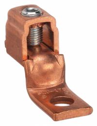 BLACKBURN Wire Connector: 4 AWG – 3/0 AWG Wire Sizes, 13/32 in Stud Size, Unplated Copper Lug Body (MPN BTC3104). Key specifications — attr1294325: BLACKBURN; attr1358749: Copper; attr1358750: 3/0 AWG; attr1358751: 4 AWG; attr1358777: Unplated Copper.