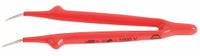 WIHA Insulated Tweezers: Carbon Steel, Point, Bent Tip (MPN 75302). Key specifications — attr1002355: Carbon Steel; attr1002345: WIHA; attr1002348: Steel; attr1002358: Serrated; attr1024781: Standard.
