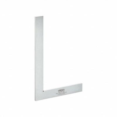 INSIZE Machinist Square: 90° Angle, 10 x 6.6 in Outside Dimensions - Machinist Precision Steel Squares