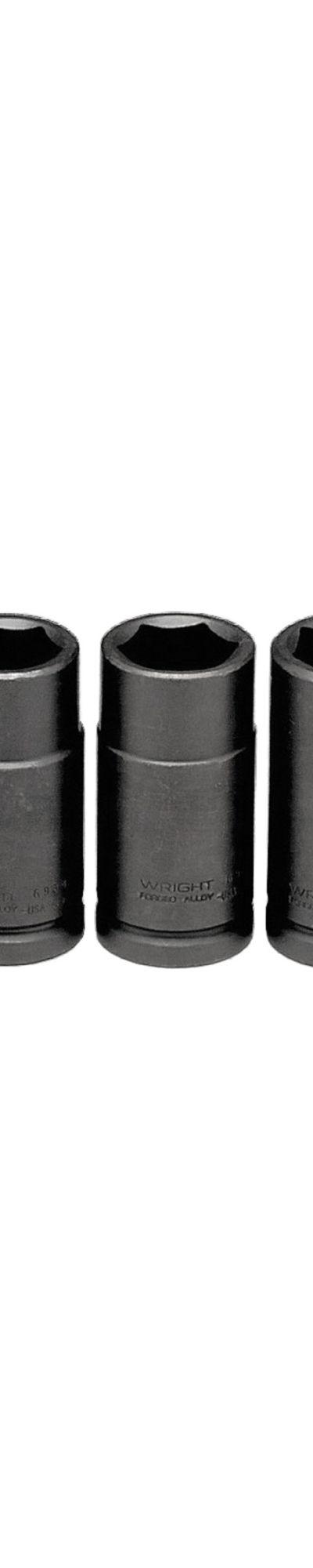 WRIGHT Impact Socket Set: 3/4 in Drive Size - SAE Impact Socket Sets