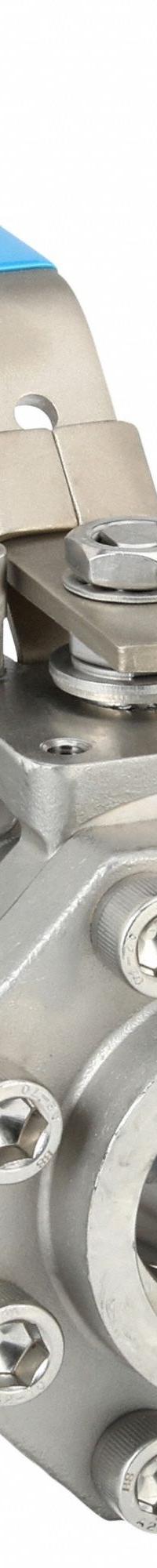 MILWAUKEE VALVE Manual Two-Way Ball Valve: 2 in, Stainless Steel, Straight, Socket x Socket (MPN 35FSS1NLL-200). Key specifications — Brand: MILWAUKEE VALVE; Seat Material: Polymer; Handle: Locking Lever.