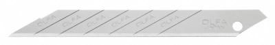 OLFA Snap Off Art Blade: 4 1/2 in Blade Lg, 0.38 mm Blade Thick, Steel, 11/32 in Blade Wd - Replacement Precision Knife Blades
