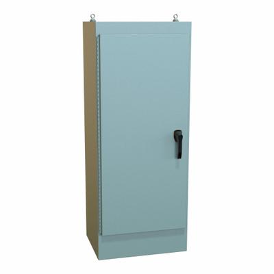 HAMMOND Electrical Enclosure: Steel, 60 in x 24 in x 18 in, NEMA 12, Solid Cover - Steel Dust-Tight Enclosures