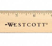 WESTCOTT Ruler: 05225, 15 in, 0.11 in Thick, 1/16 in, Clear, Black, Rigid, Printed Graduation Mark. Key specifications — attr939978: 1/16 in; attr934745: WESTCOTT; attr944509: Clear; attr939993: Decimal; attr986193: Printed.