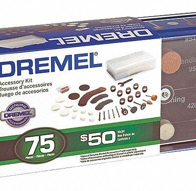 DREMEL General Purpose Attachment Set: Gen Purpose Attachment Set, 75 Pieces - Rotary Tool Bit & Attachment Sets