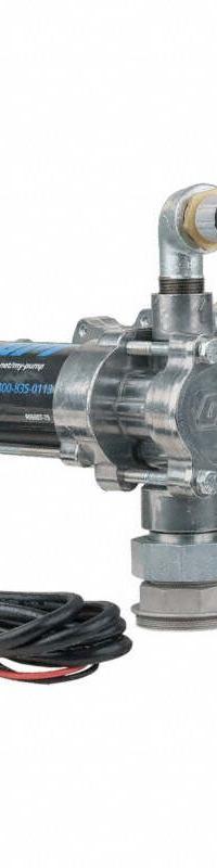 GPI Electric Drum Pump: 12 V DC, 1/10 hp HP, 8 gpm Max. Flow Rate, Pump with Hose & Nozzle, Aluminum (MPN 137100-05). Key specifications — Brand: GPI; Meter: Not Included.
